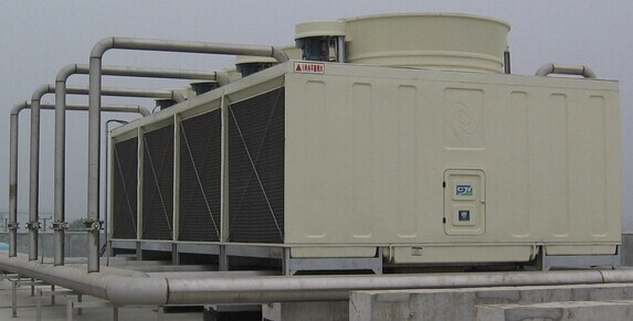 玻璃钢闭式冷却塔成品图